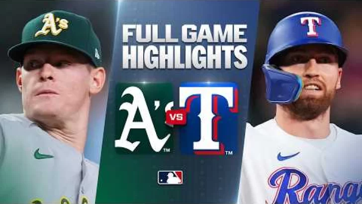 MLB Resultados: highlights y resumen de los partidos | ATHLETICS vs. RANGERS: Official Full Game Highlights September 1 | 2026 MLB Season