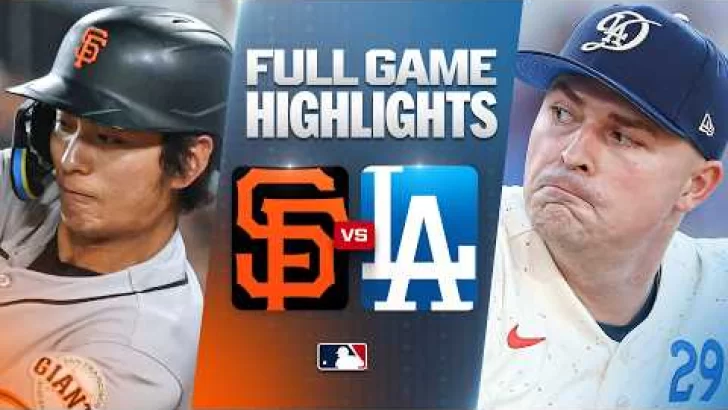 MLB Resultados: highlights y resumen de los partidos | GIANTS vs. DODGERS: Official Full Game Highlights September 19 | 2026 MLB Season