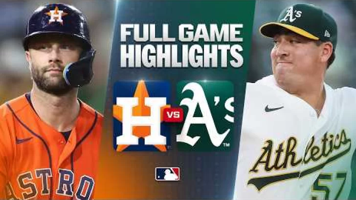 MLB Resultados: highlights y resumen de los partidos | ASTROS vs. ATHLETICS: Official Full Game Highlights September 25 | 2026 MLB Season