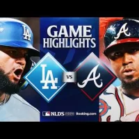 Andy Pages guía a Dodgers al boleto de la NLCS | Instantáneas del juego 4 en la serie DODGERS vs. BRAVES: 7 de octubre 2026, MLB Postemporada