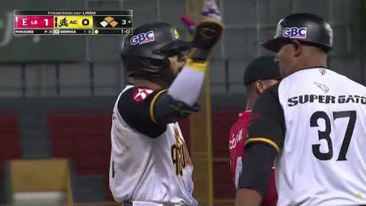 LIDOM highlights: Triplete de Steward Berroa LIDOM highlights: Triplete de Steward Berroa