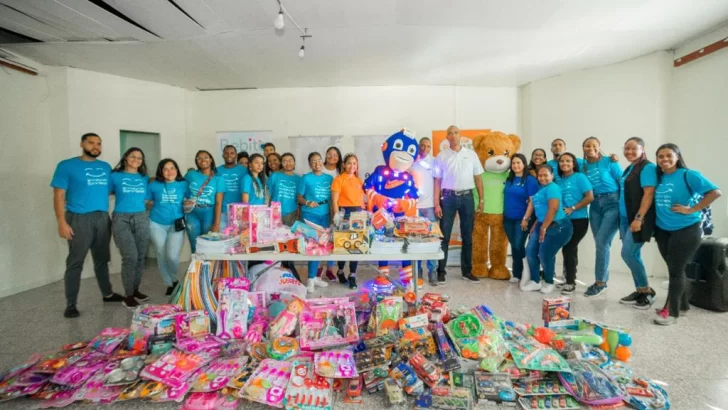 Fundación Porciones de Alegría y Edesur Dominicana entregan juguetes a más de 340 niños