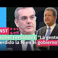 Leonel Fernández: “La gente ha perdido la fe en el gobierno”