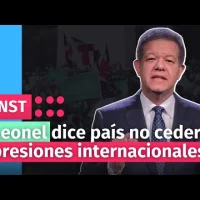Leonel dice país no cederá a presiones internacionales