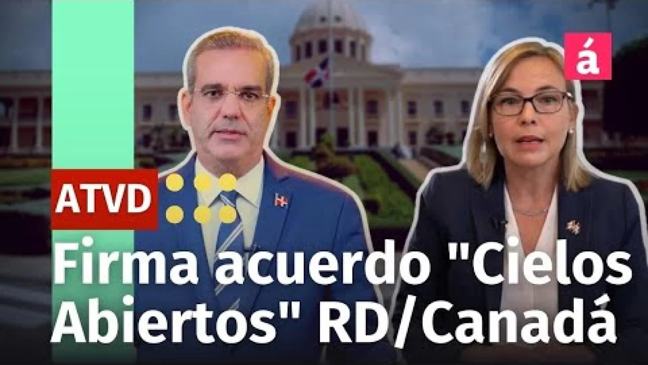 Acto de la firma del acuerdo sobre Cielos Abiertos entre República ...