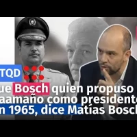 Fue Bosch quien propuso a Caamaño como presidente en 1965, dice Matías Bosch,nieto del expresidente