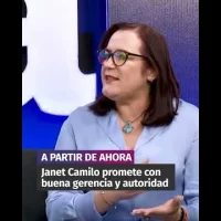 Janet Camilo promete buena gerencia y autoridad