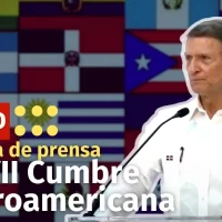 Rueda de prensa para anunciar la XXVII Cumbre Iberoamericana de jefes de Estado y de Gobierno