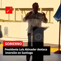 Presidente Luís Abinader, destaca inversión en Santiago