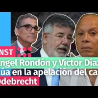 Ángel Rondón y Víctor Díaz Rúa en la apelación del caso Odebrecht