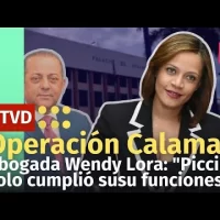 Wendy Lora, dice que su defendido Luis Piccirilo lo único que hizo fue cumplir con sus funciones