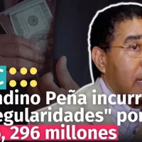 Diandino Peña incurrió en “irregularidades” por mas de 6, 296 millones de pesos en el Metro