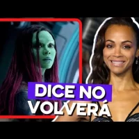 Zoe Saldaña dice que no volverá como Gamora en Guardianes de la Galaxia.