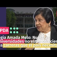 Ligia Amada Melo: Nuestras universidades no están ofreciendo las carreras que el país necesita