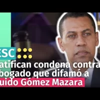 Ratifican condena a Rafael Linares, tendrá que pagar RD$5 millones a Guido Gómez Mazara