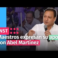 Maestros expresan su apoyo con Abel Martínez
