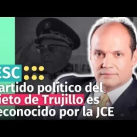 JCE reconoce el partido político de Ramfis Domínguez Trujillo