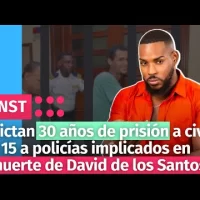Dictan 30 años de prisión a civiles y 15 a policías implicados en muerte de David de los Santos