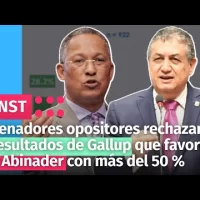 Senadores opositores rechazan resultados de Gallup que favorece a Abinader con más del 50 %