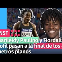 Marileidy Paulino y Fiordaliza Cofil pasan a la final de los 400 metros planos