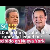 “Marcha de la Esperanza” del PLD reúne a miles mientras Leonel es recibido en NY