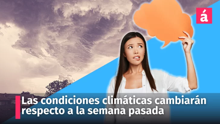 Hoy lunes las condiciones climáticas serán muy diferentes a la semana pasada, entérese aquí