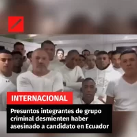 Presuntos integrantes de grupo criminal desmienten haber asesinado a candidato en Ecuador