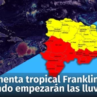 Tormenta tropical Franklin: desde cuándo empezarán las lluvias