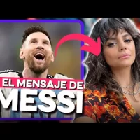 Techy sorprendió a su esposo con saludo de Messi