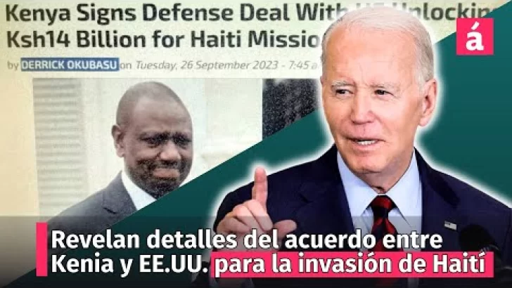 Periódico keniano revela detalles del acuerdo firmado con EE.UU para la intervención en Haití