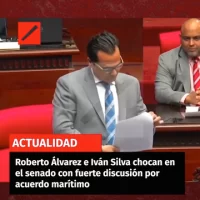 Álvarez y Silva chocan en el senado con fuerte discusión por acuerdo marítimo
