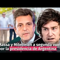 Massa y Milei irían a segunda vuelta electoral por la presidencia de Argentina