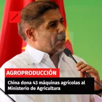 China dona 43 máquinas agrícolas al Ministerio de Agricultura