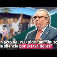 Mariotti en acto del PLD pide “un minuto de silencio por los traidores’