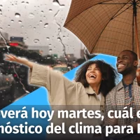 ¿Lloverá hoy martes, cuál es el pronóstico del clima en la República Dominicana?
