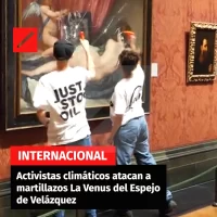 Activistas climáticos atacan a martillazos la Venus del Espejo de Velázquez en la National Gallery de Londres