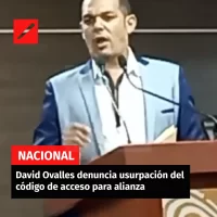 David Ovalles denuncia usurpación del código de acceso para alianza