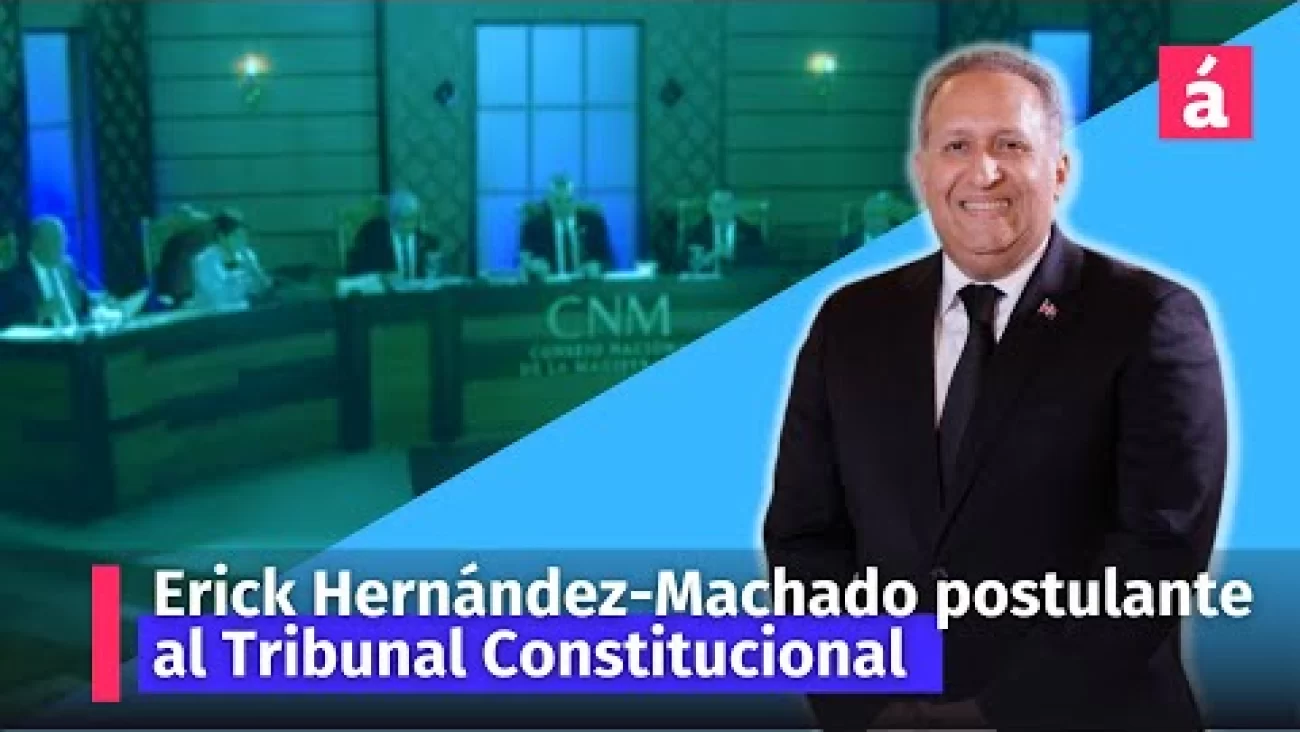 Postulante al Tribunal Constitucional Erick José Hernández-Machado