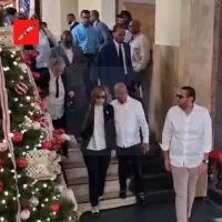 Llegada de Alexandra Consuelo Mejía Arcalá,  al Palacio de Justicia de Ciudad Nueva