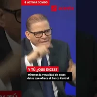 Miremos la veracidad de estos datos que ofrece el Banco Central #acentotv