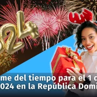 Informe del tiempo para 1 de enero del 2024 en la República Dominicana