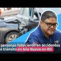 7 personas fallecieron en accidentes de tránsito en Año Nuevo en RD