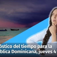 Pronóstico del tiempo: disminuye sistema frontal que ha afectado República Dominicana