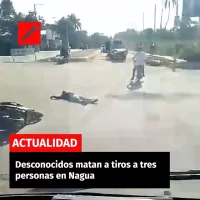 Desconocidos matan a tiros a tres personas en Nagua