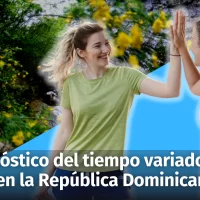 El pronóstico del tiempo para hoy lunes será muy variado en la República Dominicana