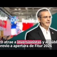 RD atrae a inversionistas y al público en día previo a la apertura de Fitur 2024, en España