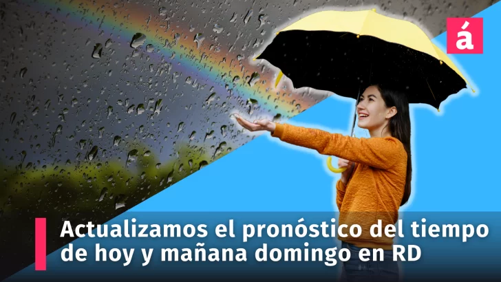 Clima: actualizamos el pronóstico del tiempo para hoy y mañana domingo en RD