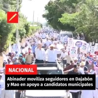 Abinader moviliza seguidores en Dajabón y Mao en apoyo a candidatos municipales