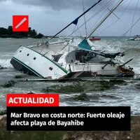 Mar bravo en costa norte