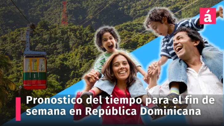 Pronostico del tiempo para el fin de semana en República Dominicana